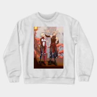 Nemesis and Zeke of Tower of Fantasy Crewneck Sweatshirt